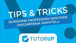 Iscrizione Professioni Sanitarie VANVITELLI [upl. by Desdamonna]