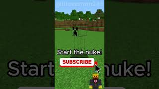 Minecraft Invisible Creepers EXPLOSIONS minecraft shorts [upl. by Krispin]