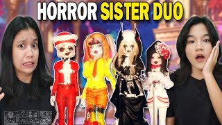 HORROR DUO WITH MY SISTER  DRESS TO IMPRESS Roblox [upl. by Kcinimod796]