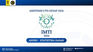 Statistika Dasar  MILBA UTS GENAP 2024  Part 2 Sampling Dist amp Sample Estimation [upl. by Otrebire]