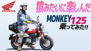 HONDA モンキー125 乗ってみた！【モトブログ】HONDA MONKEY 125 Motorcycle review in Japan ツーリング モトブログ バイク [upl. by Lucas]