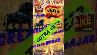 Spanish Word Verb Review 3  Tomar Trabajar Mirar Crear  Learning Spanish Language Secrets [upl. by Lamej728]