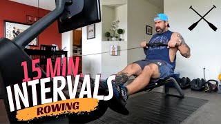 15 Min Intervals Row Peloton Rower [upl. by Emery806]