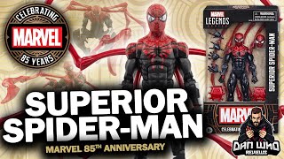 Marvel Legends Superior SpiderMan 85 Years Anniversary Action Figure Review [upl. by Rustin679]