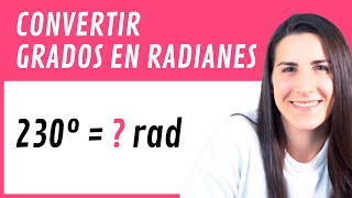 Convertir GRADOS en RADIANES 🌝 [upl. by Ellak]