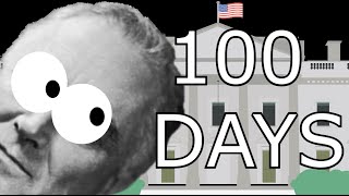 The TRUTH About the First 100 Days of Roosevelts Precedency Kind of [upl. by Nahgen]