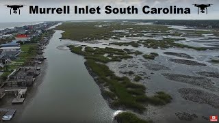 Murrells Inlet South Carolina Aerial drone footage video Myrtle Beach Horry County SC [upl. by Meelas]