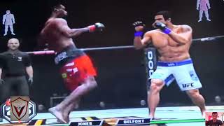 Jon Jones Vs Vitor Belfort  UFC Undisputed 3 Fight Simulation [upl. by Ettelimay975]