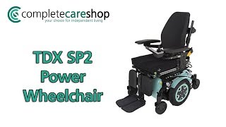 TDX SP2 Power Wheelchair  Excellent Manoeuvrability [upl. by Trilbie299]