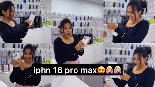 Finally 16 pro max 512 gb l liya🙏🏻self earned 😇 my birthday gift to my self🆗 [upl. by Lonyer]