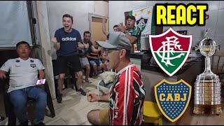 REACT l Fluminense 2 x 1 Boca Juniors l Final Libertadores 2023 57 [upl. by Sarah688]