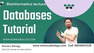 Bioinformatics databases  Bioinformatics lecture 1 [upl. by Anabella]