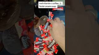 Real vitamin c coffee facial cream soap viralvideo skincareforallskintypes 03007869052 [upl. by Hamon]