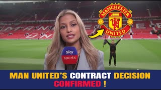 🚨 URGENT MAN UNITED CONTRACT DECISION CONFIRMED [upl. by Nnyltiac63]