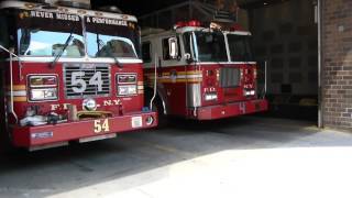 FDNY Engine 54 Ladder 4 and Battalion 9 are first due on a Class III alarm [upl. by Niraj853]