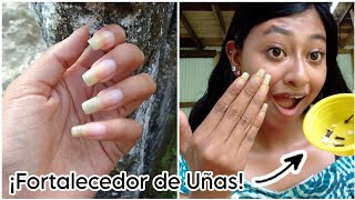 💅 COMO hacer un ENDURECEDOR de UÑAS CASERO con AJO UÑAS FUERTES en 1 SEMANA [upl. by Eniac]