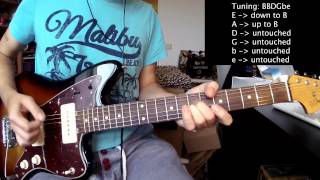 Status Quo  quotBackwaterquot Rhythmguitar of Rick Parfitt RIP Cover Authentic [upl. by Kancler]