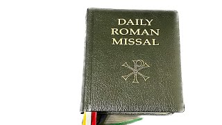 Update on using the Daily Roman Missal at Mass [upl. by Enajharas37]