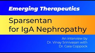 Emerging Therapeutics IgA Nephropathy [upl. by Agon957]