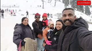 gulmarg live snow fall november 2024 [upl. by Nireves]