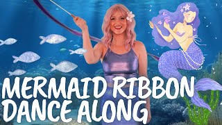 RIBBON DANCE ALONG  UNDER THE SEA WITH MATILDA THE MERMAID  LEARN DIRECTIONS [upl. by Dannel]