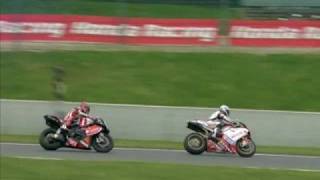 SBK 2008  Magny Cours Race 2 Highlights [upl. by Ailam]