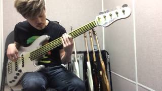 ALLEVA COPPOLO LG5 BASS SOLO with DR NEON STRING [upl. by Emoreg]