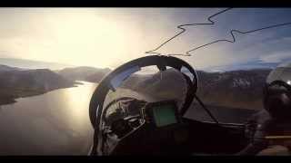 Hawk T2 in the Lake District IN COCKPIT [upl. by Ahsinna]