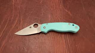 GAW Spyderco Para 3 LW in S90V [upl. by Bianca331]