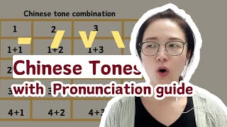 02 Chinese pinyin Tones  Pronunciation guide for beginner practice [upl. by Imailiv230]