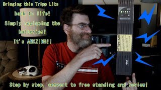 Change batteries in Tripp Lite UPS Smart 1500 [upl. by Flossy66]