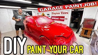 The BEST Beginners Guide to Paint Your Car with NO Paint Booth [upl. by Skcirdnek723]