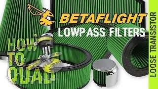 Betaflight PT1 Lowpass Filters  Hype Or Real ♠  How To QUAD [upl. by Mccormac]