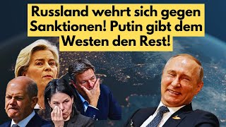 Russland wehrt sich gegen Sanktionen Putin gibt dem Westen den Rest Ex [upl. by Alessig]