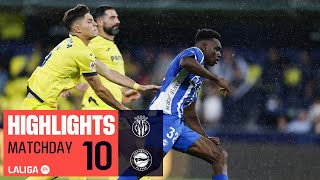 Resumen de Villarreal CF vs Deportivo Alavés 11 [upl. by Atiek]