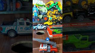 Thar Truck jcb toys jcb videos auto rickshaw wala Bus Telolet Cartoaon kereta Api shorts [upl. by Ardnasac]