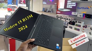 MSI Modern 15 B13M Core i51335U Unboxing and Review  16GB Ram 512GB NVMe SSD 156 FHD Display [upl. by Kwasi]