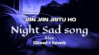 jaan jaan jaitu ho slow reverb  jan jan jaitu ho lofi night salow reverse song MOOD OFF [upl. by Hudson]