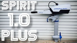 New Portable Electric Outboard  ePropulsion Spirit 10 Plus [upl. by Niwred284]