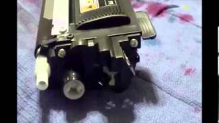 How to refill  reset brother TN210 toner cartridge  Brother HL3070CW [upl. by Ecienahs]