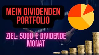 Mein Dividenden Depot 2024 Ziel 5000 € Dividende pro Monat 🚀📈 finanziellefreiheit dividende etf [upl. by Rabaj305]