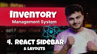 React Sidebar amp Layouts React Inventory Management System webdevelopment react [upl. by Massie]