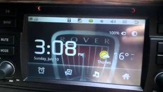 Rover 75 MG ZT Head Unit ANDROID Operating System Internet Computer [upl. by Sirdna]