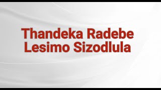 Thandeka Radebe  Lesimo sizodlula Official Lyric Video [upl. by Affay]