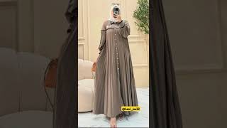 FADILA DRESS 2 JERSEY MIX COMBED PLISKET PREMIUM ELEGANT  cek link dibio henijoe22 on Shopee vide [upl. by Tychonn37]