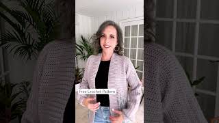 Free Mosaic Crochet Cardigan Pattern  Video Tutorial [upl. by Airamesor]