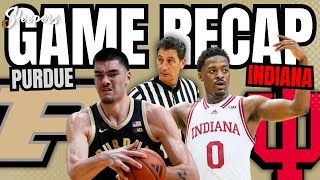 Purdue vs Indiana Game Recap [upl. by Haymo]