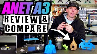 ANET A3 3D Printer  BEST Economy Printer  REVIEW amp COMPARISION [upl. by Elbys988]