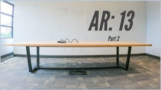 Building A 12 Hard Maple Conference Table Part 2 [upl. by Bast]