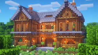 Minecraft how bulid a spruce house tutorial [upl. by Toiboid]